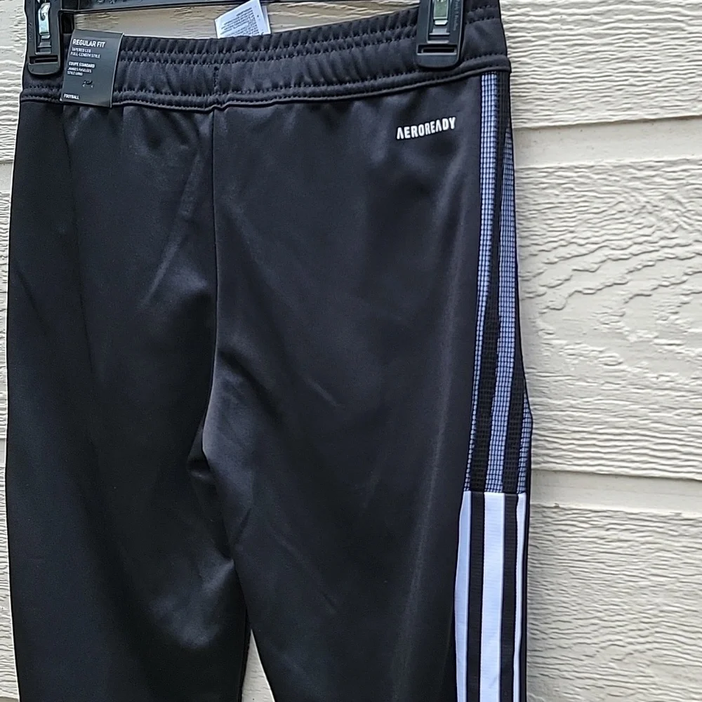 Adidas Girls Tiro track pants color black white NWT